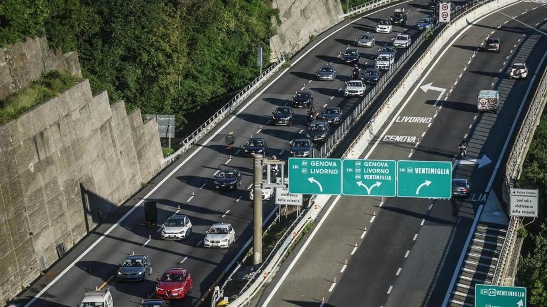 Autostrade, alleggeriti i cantieri per le feste di Natale