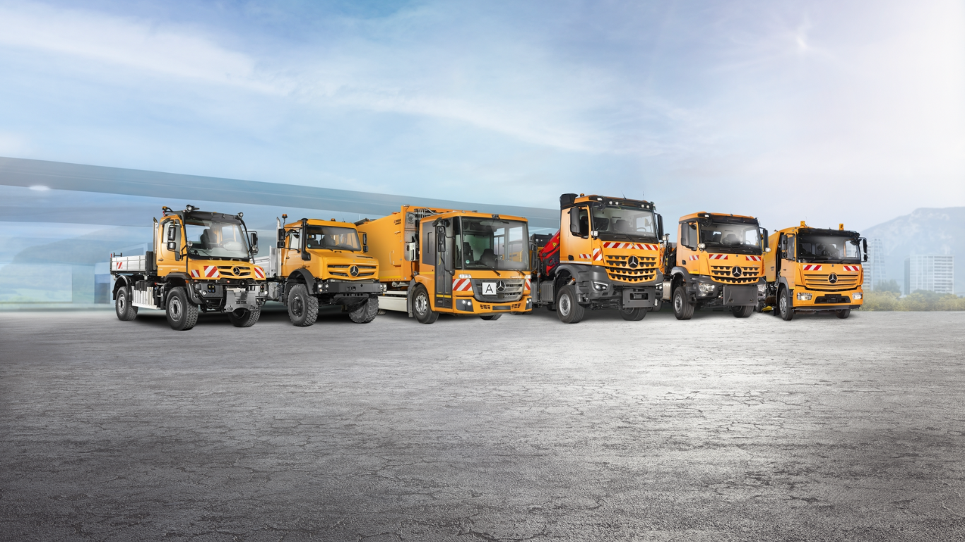 Tecnologia, versatilità e sostenibilità: Mercedes-Benz Special Trucks al Demopark 2025