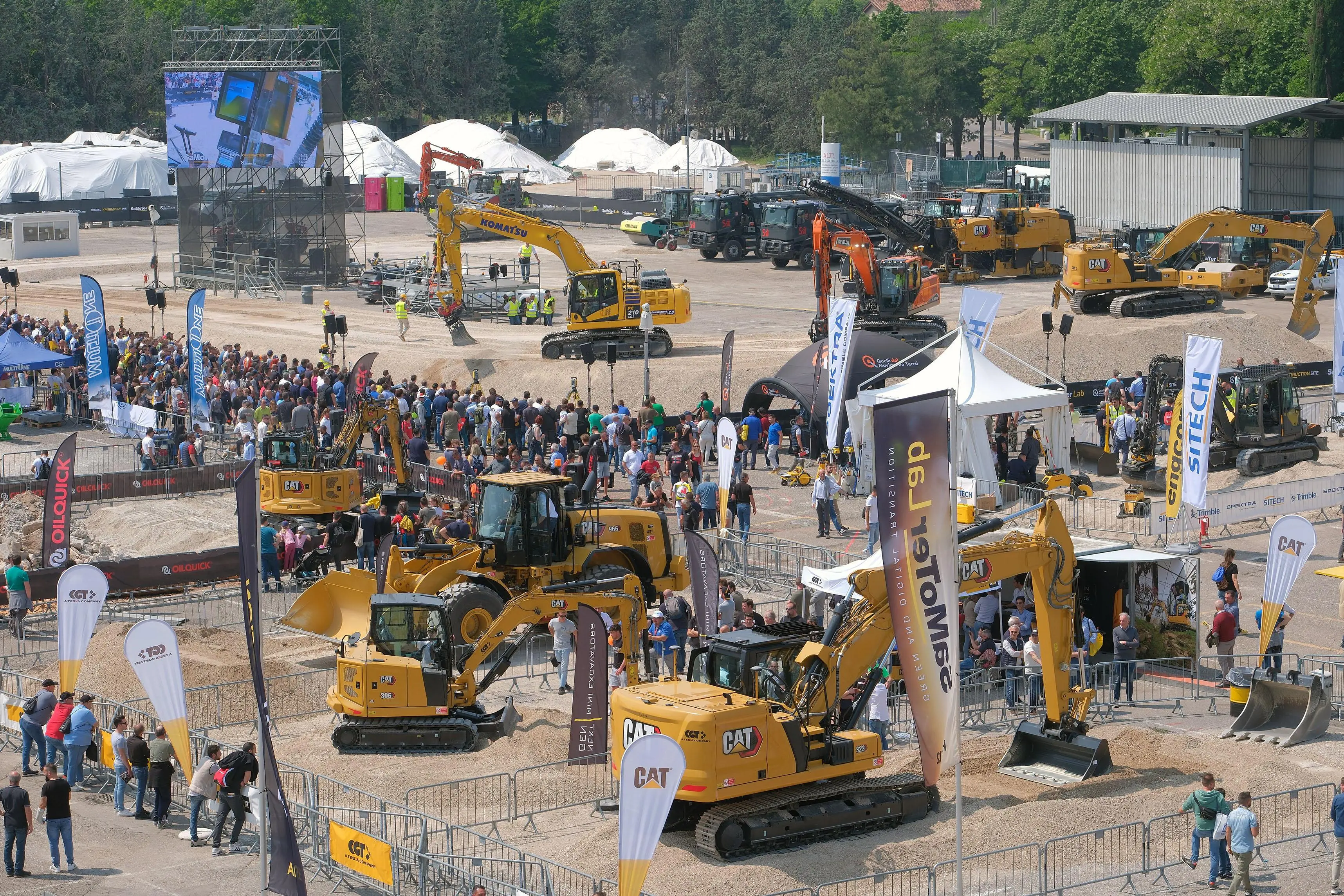 In calo il mercato italiano di macchine per costruzioni, ma il saldo rimane positivo